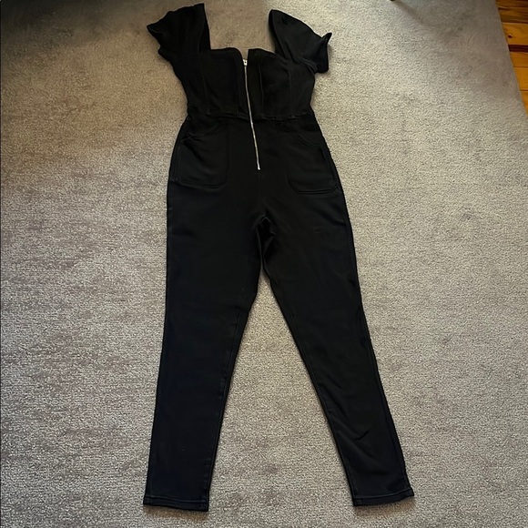 We The Free Pants - We The Free Black Denim Jumpsuit Size XS